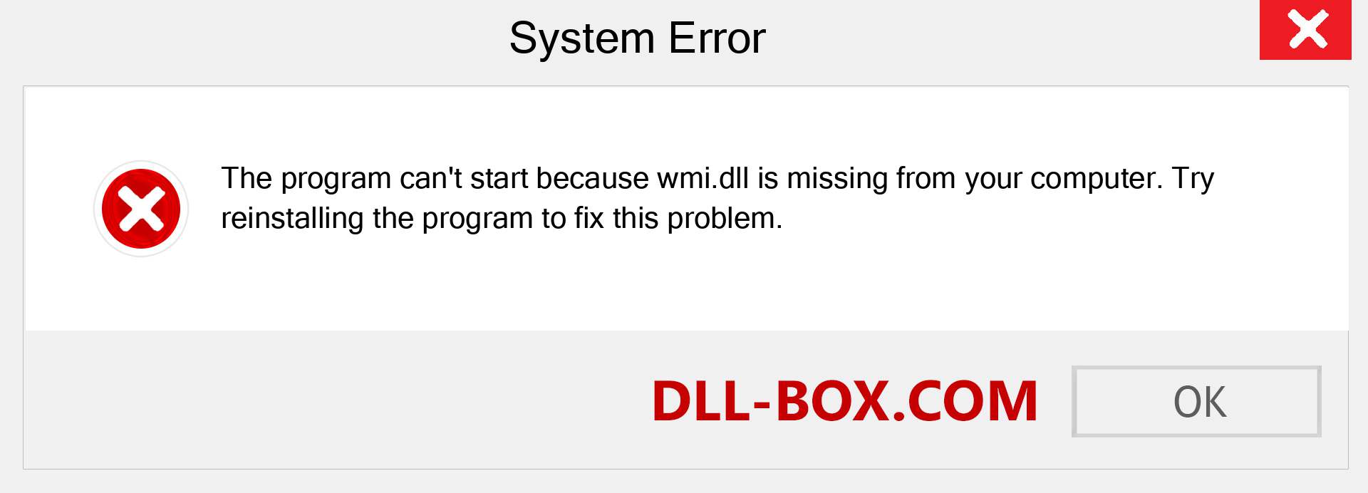  wmi.dll file is missing?. Download for Windows 7, 8, 10 - Fix  wmi dll Missing Error on Windows, photos, images
