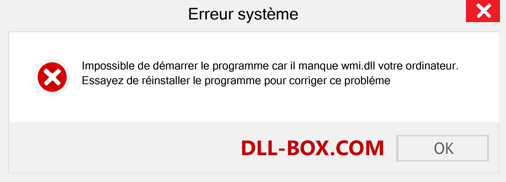 Le fichier wmi.dll est manquant ?. Télécharger pour Windows 7, 8, 10 - Correction de l'erreur manquante wmi dll sur Windows, photos, images